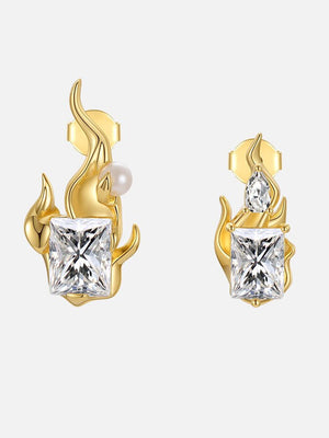 Open image in slideshow, TWIN FLAME FLAME EARRINGS
