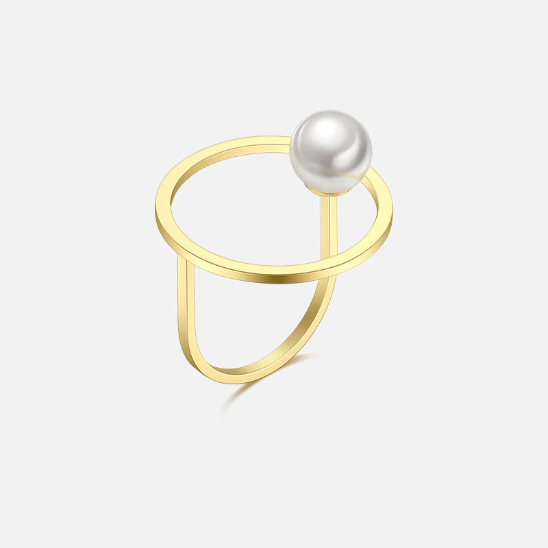 HALO PEARL RING