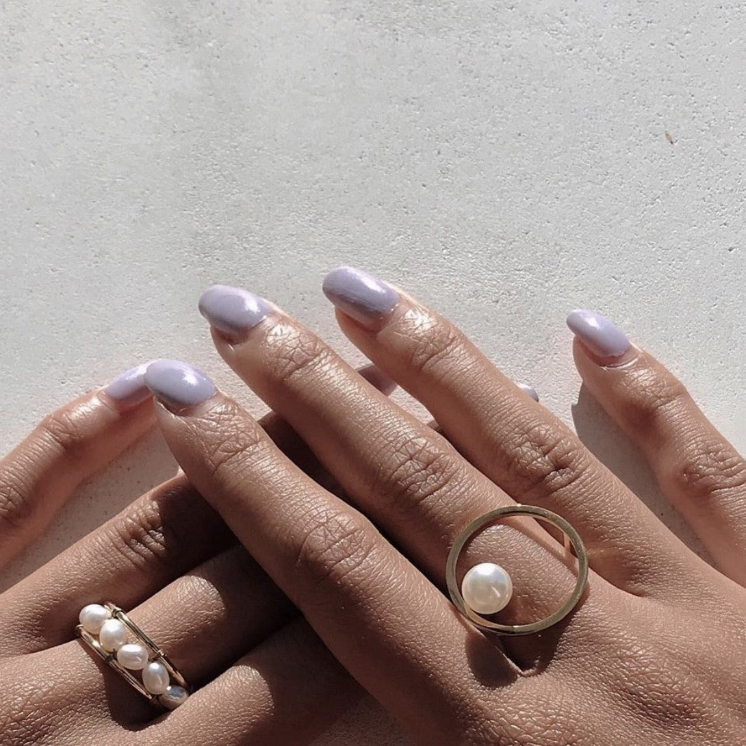 HALO PEARL RING